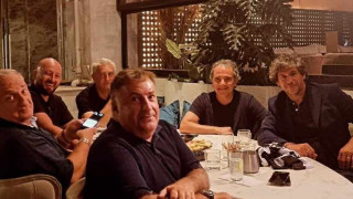 Είδαν το ΠΑΟΚ - Χάιντουκ και μετά γευμάτισαν μαζί Μυστακίδης και Αλμπερτίνι