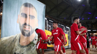 Οι παίκτες του Πανσερραϊκού τίμησαν τη μνήμη του Μιχάλη Κατσουρή