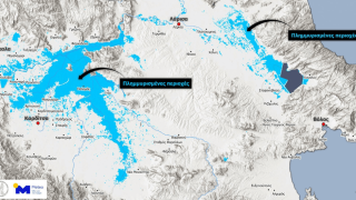 Φωτογραφία από δορυφόρο δείχνει την καταστροφή στη Θεσσαλία!