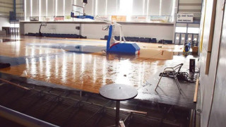 Καρδίτσα: Τεράστια καταστροφή στο νέο κλειστό «Γ.Μπουρούσης»