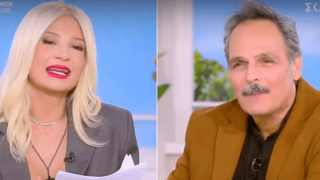 Αρπάχτηκαν Φαίη Σκορδά και Σταμάτης Γαρδέλης: «Βγάλε το ακουστικό»