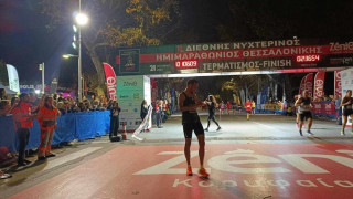 Νυχτερινός Ημιμαραθώνιος: Ρεκόρ ο Μαροκινός Μοχάμεντ Σαάμπουντ - Πρωτιά για Μαρινάκου