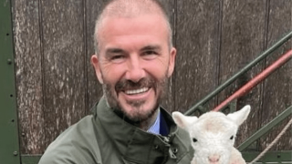 Επικός Μπέκαμ ποζάρει με πρόβατο: «Δεν θα το κρατήσουμε, έχουμε... GOAT στην Ίντερ Μαιάμι»