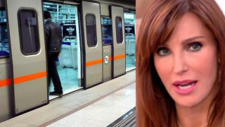 Βίκυ Χατζηβασιλείου: Προκάλεσε... αναστάτωση στο τελευταίο δρομολόγιο του μετρό!