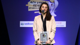 Γιαννακά: «Είναι τεράστια τιμή για μένα η βράβευση από τον ΠΣΑΠΠ, στόχος μου να παίξω το εξωτερικό»