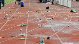 Βομβαρδισμένο τοπίο θυμίζει το Πανθεσσαλικό – Η σημερινή εικόνα του σταδίου μετά τα επεισόδια