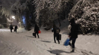 Χιόνι συνάντησε η αποστολή της Metromedia στην επιστροφή από τη Γερμανία