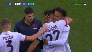 Η γκολάρα του Λυκογιάννη δεν ήταν αρκετή για τη Μπολόνια (vid)