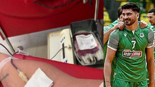 Ο Πετρέας του Παναθηναϊκού έδωσε αίμα για τον 31χρονο αστυνομικό