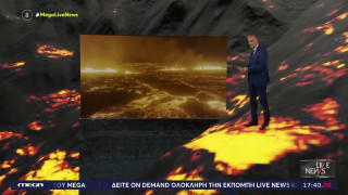 Το έκανε και αυτό ο Νίκος Ευαγγελάτος: «Μπήκε» μέσα στο ηφαίστειο που εξερράγη στην Ισλανδία