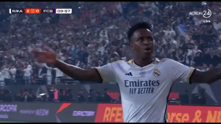 Ασταμάτητος ο Βινίσιους και 2-0 η Ρεάλ τη Μπαρτσελόνα, στο 10'!