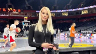 Η Σέρβα καλλονή δημοσιογράφος που τράβηξε τα βλέμματα στο Μακάμπι-Παναθηναϊκός