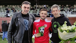 Βράβευση Γαρύφαλλου από τον σύνδεσμο φίλων Μακεδονικού «οι πράσινοι»