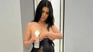 Κόρτνεϊ Καρντάσιαν: Έκανε θέαμα την άντληση γάλακτος από το στήθος της