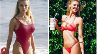 Η Κέλλυ Ρόχμπρατς με το κόκκινο μαγιό της Πάμελα Άντερσον (pic)