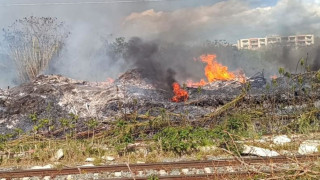Θεσσαλονίκη-Φωτιά σε γραμμές του ΟΣΕ: «Κινδυνεύει η ζωή μας»