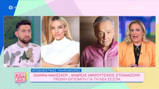 Ιωάννα Μαλέσκου: Το νέο ριάλιτι στο OPEN και η συνεργασία με τον Αντρέα Μικρούτσικο