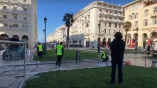 Θεσσαλονίκη: Ξεκίνησαν τα έργα αποκατάστασης στην Πλατεία Αριστοτέλους