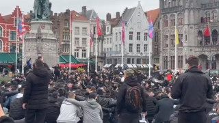 Χιλιάδες ΠΑΟΚτσήδες στο Μπριζ για να στηρίξουν την αρμάδα του Λουτσέσκου (pics+vids)