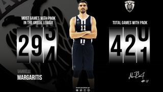 Η ΚΑΕ ΠΑΟΚ για την ιστορική πρωτιά του Μαργαρίτη