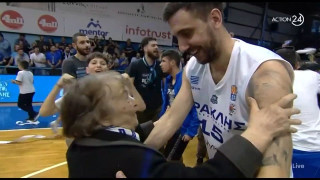 Ηρακλής: Ατελείωτο πάρτι στο «Ιβανώφειο» - Πρώτη στους πανηγυρισμούς η κυρία Χάιδω!