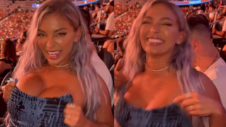 Ισόβιο αποκλεισμό από το UFC επειδή έδειξε το στήθος της σε αγώνα!