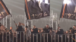 ΠΑΟΚ: Απίστευτη στιγμή με τον Λουτσέσκου να κουνάει τη σημαία της θύρας 4