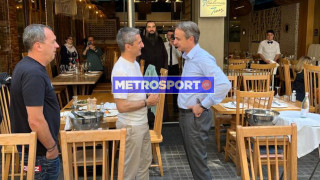 Θεσσαλονίκη: Συνάντηση Λουτσέσκου - Μητσοτάκη στο κέντρο της πόλης