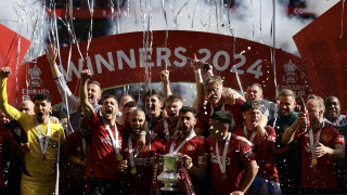 Η στιγμή της απονομής της Κυπελλούχου Αγγλίας, Μάντσεστερ Γιουνάιτεντ