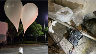 H Πιονγκγιάνγκ έστειλε νέο κύμα μπαλονιών με ακαθαρσίες στη Νότια Κορέα