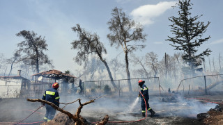 Συναγερμός στη Βαρυμπόμπη: Επικίνδυνες δασικές πυρκαγιές (vid, pics)