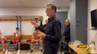 Πανηγυρική ομιλία Μπαρτζώκα στο ΟΑΚΑ: «Με την ίδια νοοτροπία, ακόμα καλύτερα την Παρασκευή»