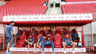 Οι παίκτες του Ολυμπιακού κατέβηκαν κανονικά, αλλά μάταια... (pics)