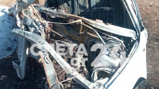 Κρήτη: Εικόνες-σοκ από το τροχαίο με τον απανθρακωμένο 23χρονο