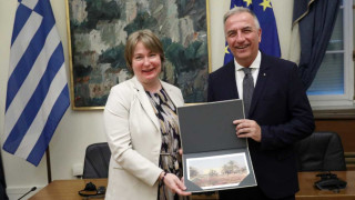 Σταύρος Καλαφάτης: Συναντήθηκε με την Πρέσβη της Δημοκρατίας της Εσθονίας Karin Rannu