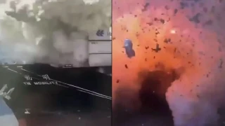 Κίνα: Ισχυρή έκρηξη σε πλοίο που ήταν αγκυροβολημένο σε λιμάνι (vid)