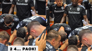 Ατρόμητος - ΠΑΟΚ: Η πωρωτική ομιλία του Σβαμπ στα αποδυτήρια του Περιστερίου