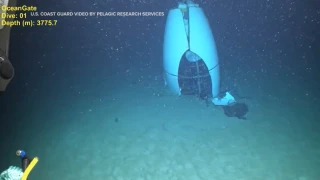 Titan: Βίντεο δείχνει το κατεστραμμένο υποβρύχιο στον βυθό του ωκεανού