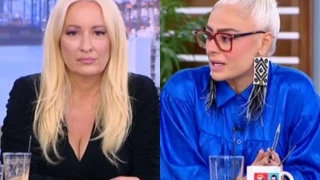 Γραμμέλη-Καλύβα: Χαμός στον «αέρα» για την μπλούζα της Ματούλας Ζαμάνη