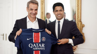 Ο Μητσοτάκης είδε τον ισχυρό άνδρα της Παρί Σεν Ζερμέν και τον πρόεδρο της UEFA