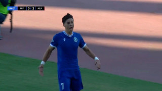 Νίκη Βόλου-ΑΕΛ: Ο Δούμτσης μειώνει σε 1-2 και ξαναβάζει στο ματς τους «κυανόλευκους»