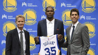 Ετοιμάστηκαν οι πρώτες φανέλες του Ντουράντ στους Γουόριορς! (video)