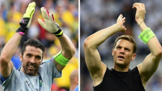 Όταν     ο    Νόιερ     συνάντησε     τον   Μπουφόν!