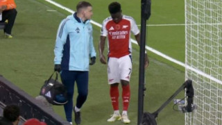 Ανησυχία στην Αγγλία για Σάκα ενόψει Ελλάδας