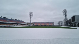 Καλύφθηκε με χιόνι το γήπεδο της Ρίγα, προσεχούς αντιπάλου του ΠΑΟΚ