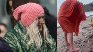 Και τι να κάνεις τα Χριστούγεννα; Ο Καρβέλας βούτηξε στη θάλασσα