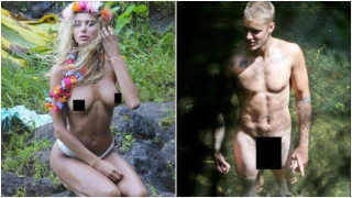 Ο Μπίμπερ πήρε τη Ρέι και πήγαν γυμνοί για μπάνιο!