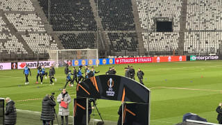 ΠΑΟΚ: Η προπόνηση της Στεάουα στο γήπεδο της Τούμπας