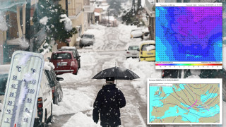 Θυελλώδεις βοριάδες, ραγδαία πτώση της θερμοκρασίας και χιονοπτώσεις από την Τετάρτη μέχρι και το Σαββατοκύριακο
