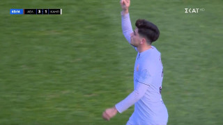 ΑΕΛ-Καμπανιακός: Ο Πέττας μειώνει σε 3-1 με εξαιρετική εκτέλεση φάουλ